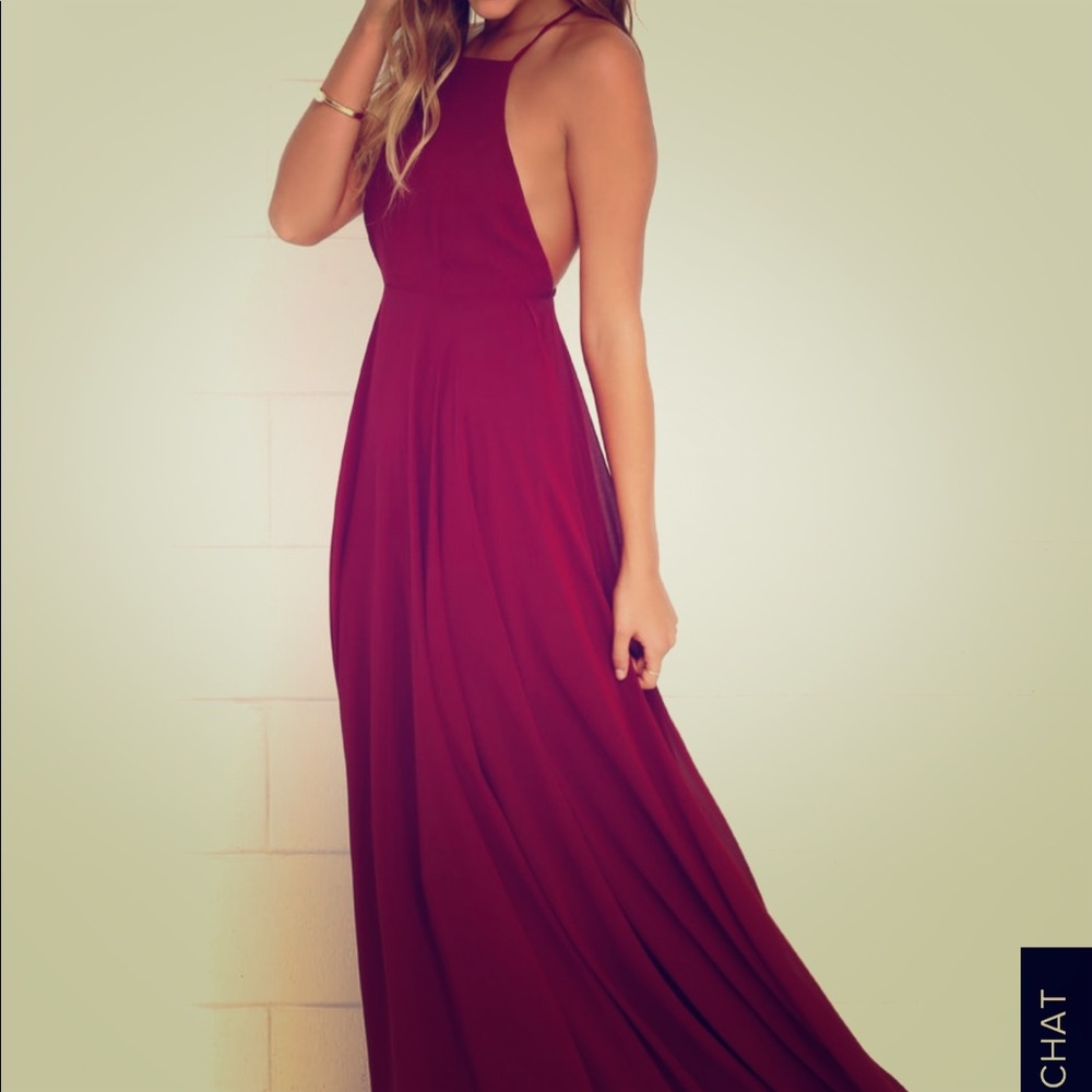 WINE RED STRAPPY BACK DRESS